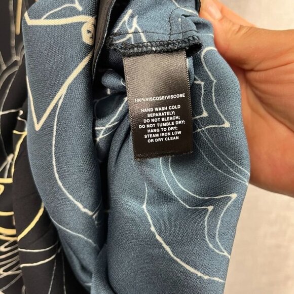 Lafayette 148 Adelphi Wide Leg Jumpsuit Womens XS Sleeveless Art To Wear - Picture 11 of 15